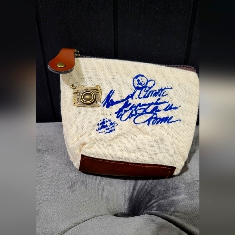 Vintage Retro Canvas Zipper Coin Purse